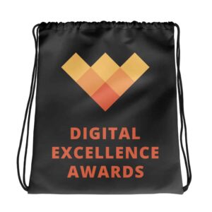 Digital Excellence Awards Drawstring Bag