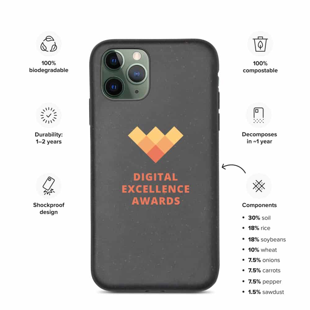 Digital Excellence Awards Biodegradable Phone Case - Image 3