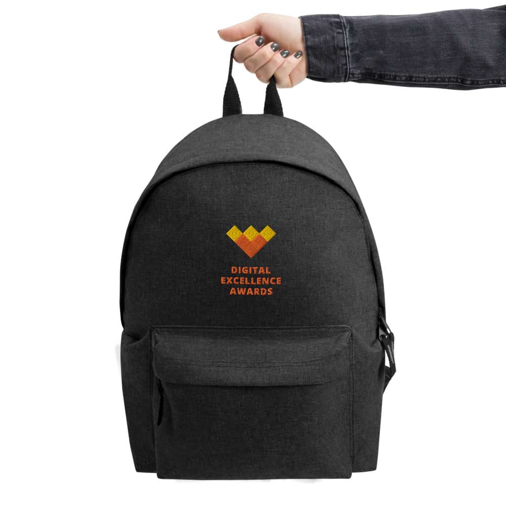 Digital Excellence Awards Embroidered Backpack