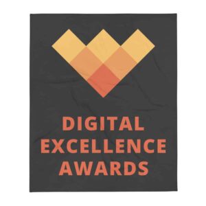 Digital Excellence Awards Throw Blanket