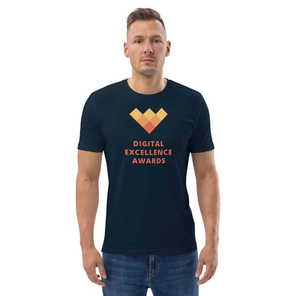 Digital Excellence Awards Unisex Organic Cotton T-shirt - Image 3